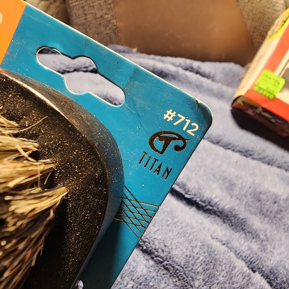 New Titan Boar Bristle Soft Curved Club Brush #712 Premium Collection - Picture 3 of 10